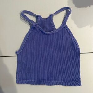 Fp movement blue crop top